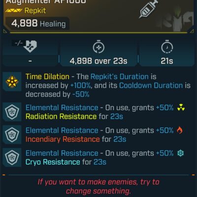 BL4 AF1000 L50 Modded Legendary Repkit