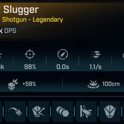 BL4 Hot Slugger L50 Modded Legendary Shotgun