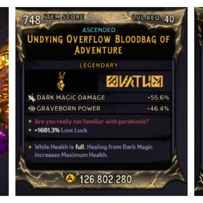 [MODDED] L40 LOOT LUCK PACK (AMULET + 2 RINGS) - BEST LOOT LUCK PACK IN GAME!!!