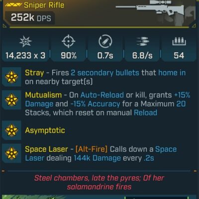 BL4 Stray L50 Modded Legendary Sniper Rifle