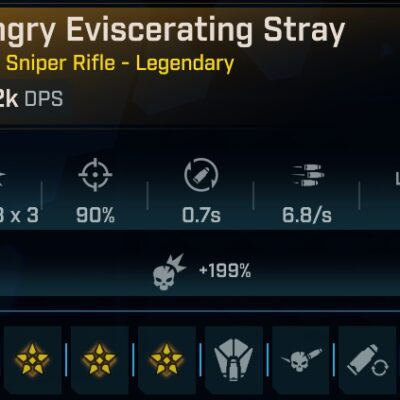 BL4 Stray L50 Modded Sniper Rifle Secondary View