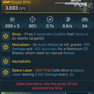 BL4 Stray L1 Modded Legendary Sniper Rifle