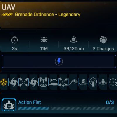 BL4 UAV L50 Modded Legendary Grenade Ordnance