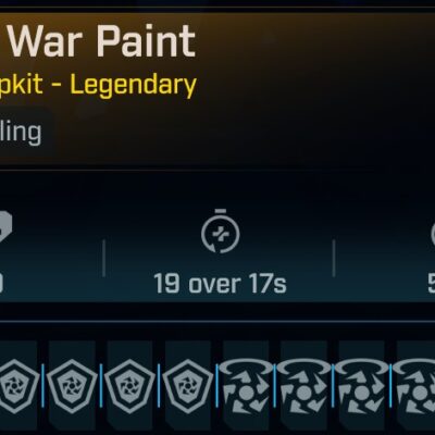 BL4 War Paint L1 Modded Repkit Secondary View