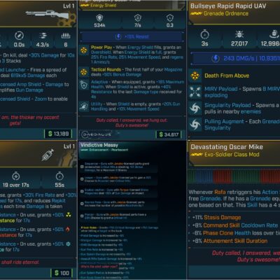 BL4 Exo-Soldier Leveling Pack L1 [Modded] – Rafa Class Bundle