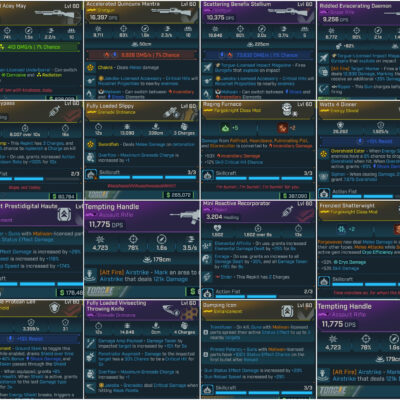 Stormbringer 4.0 Amon God Roll build with 15 Level 60 items