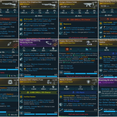 The Bodfather C4SH God Roll Build with 12 Level 60 items